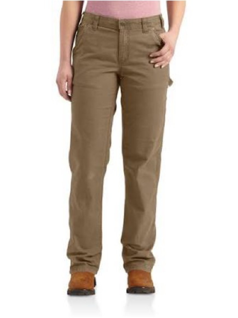 Carhartt Women’s Straight-Leg Jeans - Brown/Tan